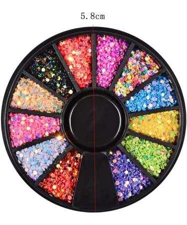 Nails Accessories DIY Manicuring Small 3D Nail Irregular Beads Makeup Nail Sequins Nail Rhinestone Nail Stickers(9) - Buy Online on GoSupps.com