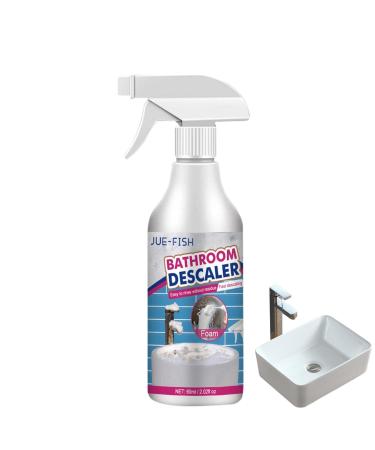 Bathroom Descaler Cleaner - 60ML Bathroom Stains Remover | Household Cleaning for Use On Toilet Bath Shower Sink Glass Ceramic Stainless Steel Dobooo