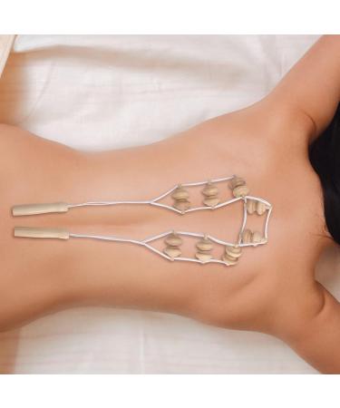 Exceart Neck & Back Massager - Portable Muscle Roller & Trigger Point Massage Tool for Relaxation | International Shipping - Buy Online on GoSupps.com