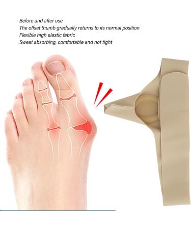 Buy Bunion Support Brace - Adjustable Big Toe Straightener for Day & Night Use (Right Foot) - Durable & Non-Slip - Buy Online on GoSupps.com