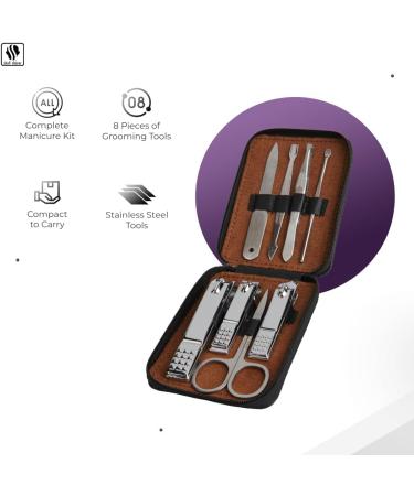 Skull Shaver Manicure kit Professional Nail Clippers Kit Nail Care-Stainless Steel Grooming Tools - Buy Online on GoSupps.com