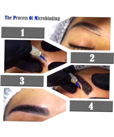MAGICLULU Wmtz_ Microblading Red Eyebrow Permanent Practice Pigment Skin Pen Kit Tool Rings - Buy Online on GoSupps.com