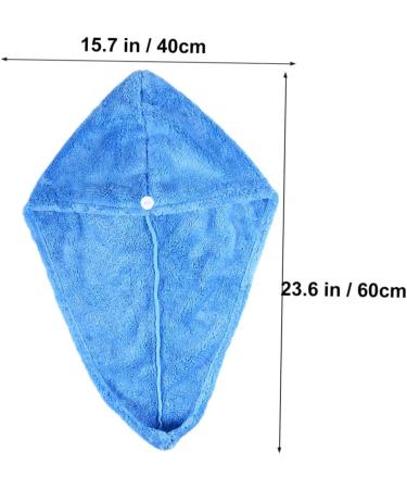 FOMIYES 2pcs Large Shower Cap Hair Shower Cap Hair Drying Turban Hair Drying Wrap Hair Dry Wrap Hair Dry Turban Hair Dye Towel M As Shown - Buy Online on GoSupps.com