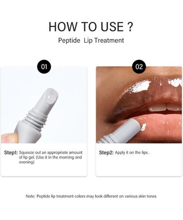 Hydrating Lip Balm - Moisturising Lip Oil - Lip Gel with Peptide - Lip Repair Treatment for Cracked Dry and Chapped Lips - Lip Care for Day & Night (02 Watermelon) - Buy Online on GoSupps.com