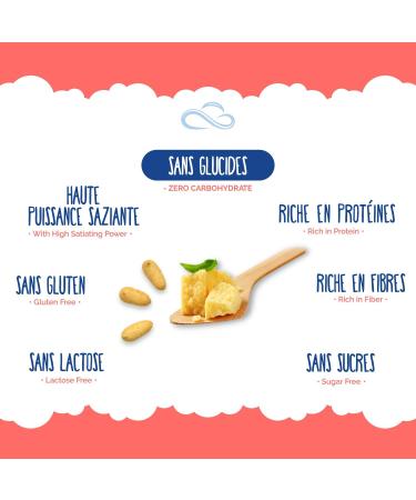 Nuvola Zero - Zero Cheese Snack Protein Snack Sugar Free Zero Carbs Lactose Free Gluten Free Box of 3 Pieces Made in Italy. - Buy Online on GoSupps.com