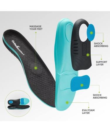 OrthoComfoot Women's Arch Support Walking Shoes - Dark Red - Size 8W - Buy Online on GoSupps.com