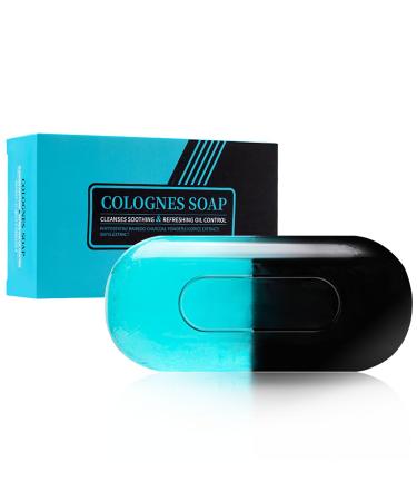 Cologne Capsule Soap - Natural Mens Soap Bar for Cleansing & Soothing - Handmade Soap Bar For Face & Body - Body Odor & Acne Removal Soap - Multi-purpose Soap Bar for Moisturising and Smooth Skin