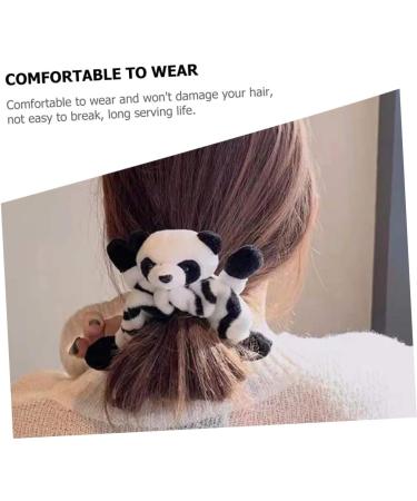 minkissy Panda Hair Band Cute Animal Scrunchies Hairbands for Womens Hair Girls Hair Ties Panda Doll Hair Rope Towel Microfiber Scrunchie Hair Ties for Women Lace up Ponytail Women's Cloth - Buy Online on GoSupps.com