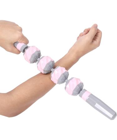 Premium Pink Massage Roller & Yoga Stick for Muscle Relief | Body Massage & Physiotherapy - Buy Online on GoSupps.com