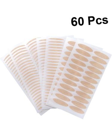 Angoily 60 Sheets Double Eyelid Sticker Makeup Stickers Traceless Eyelid Sticker Stickers for Men Makeup Tape Big Eye Tools Eyelid Lifter Strips Man Double Sided Makeup Tools - Buy Online on GoSupps.com