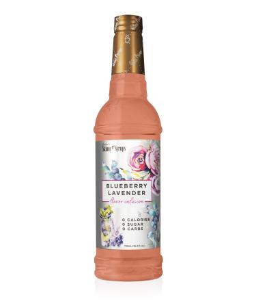 Jordan's Sugar-Free Skinny Syrup, Large 25.4-oz. Bottle (Blueberry Lavender) 25.4 Fl Oz (Pack of 1)