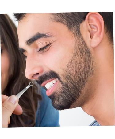 Beaupretty 3 Sets Stainless Steel Nose Hair Clippers - Portable Nasal Trimming Tool for Effortless Brow Grooming | Yellow - 9.8x2.9cm - Buy Online on GoSupps.com