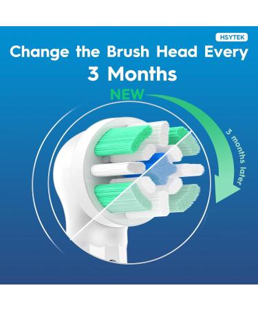 HSYTEK Replacement Toothbrush Heads for Oral-B IO Series 3-10 | Compatible IO Electric Toothbrush Heads | White - Buy Online on GoSupps.com