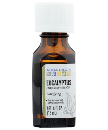 Aura Cacia Personal Care Eucalyptus Globulus Essential Oil 0.5 Oz. Bottle