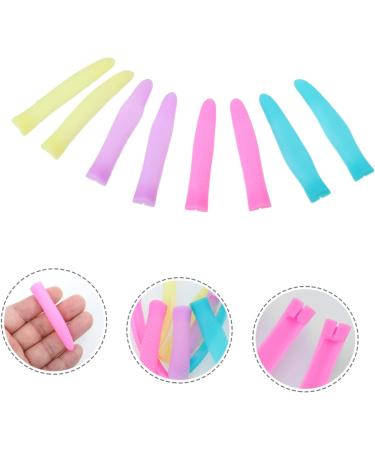 Beavorty 4 Pairs Cuticle Nipper Handle Sleeve Nail cat Nail caps Pouch Bag DIY Scissor Cuticle Scissor Handle Cover Sewing Safety Cover Embroidered Silica Gel - Buy Online on GoSupps.com
