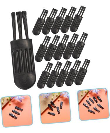 FRCOLOR 300 Pcs Mini Electric Razor & Hair Brush Cleaner Set - Trimmer Cleaner & Keyboard Brush Tool - Perfect for Shaver & Scissors Maintenance - Black - Buy Online on GoSupps.com