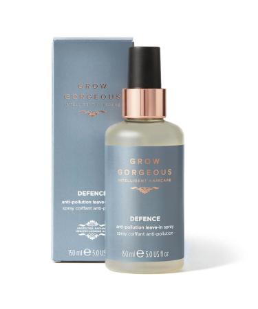 Grow Gorgeous Defense Anti-Pollution Leave-In Spray 100ml - Lightweight Mist to Protect Hair from Pollution Heat Damage and Color Fading Aggressors - Vegan