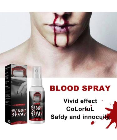 GANAZONO Halloween Party Supplies: 2PCS Fake Blood Spray for Clothes, Face & Eyes - Halloween Makeup Props Kit - Buy Online on GoSupps.com