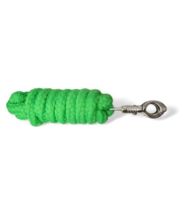 Leadership knit with panic hooks for horse - binding trick in different stylish designs leading leash binding pony donkey goat (light green) - Buy Online on GoSupps.com