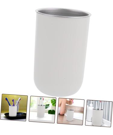 STOBAZA 2pcs Stainless Steel Mouth Wash Cups | Reusable Bathroom Toothbrush & Toothpaste Holders - Buy Online on GoSupps.com