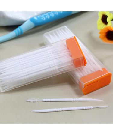 Libcflcc Oral Care Double Head Plastic Toothpicks - 120pcs for Effective Teeth Cleaning - Buy Online on GoSupps.com