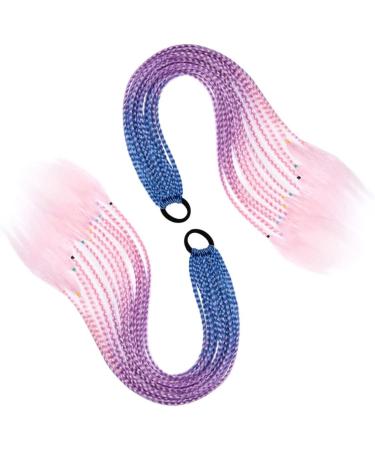 FRCOLOR 3 Sets Hair Extensions Colored Doll Synthetic Wigs Ponytail Extension Synthetic Curly Wig Synthetic Hair Curly Hair Wig Doll Wig Ponytail Holder Ring Accessories Child Elasticity - Buy Online on GoSupps.com