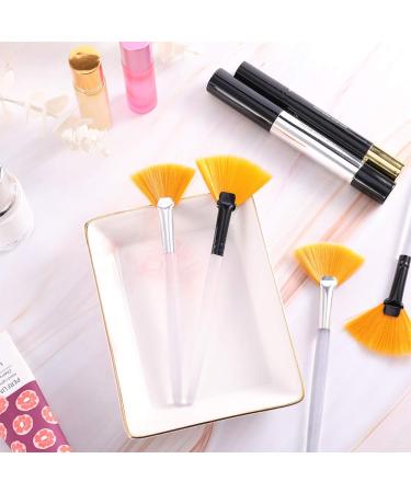 CEREALY 12 Pack Fan Soft Brushes - Facial Makeup Beauty Fan Brush Set for Glycolic Peel Masques - Buy Online on GoSupps.com