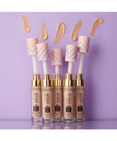 Eveline Cosmetics Waterproof Liquid Camouflage Concealer with Hyaluronic Acid - Liquid Camouflage Edition 05 Long-Lasting Full Coverage Makeup - Buy Online on GoSupps.com