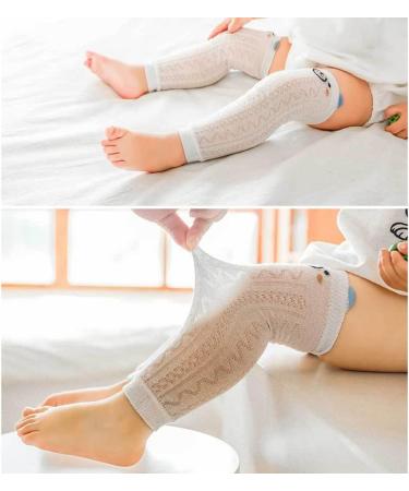 Baby Leg Warmers Mesh 5 Pairs - Stretchy & Breathable Cotton Toddler Leg Sleeves - Buy Online on GoSupps.com