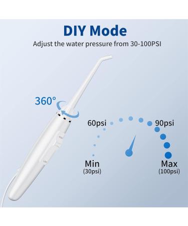 Buy Cordless Water Flosser | Rechargeable & Portable Oral Irrigator - Dentist Recommended Teeth Cleaning Tool - Buy Online on GoSupps.com