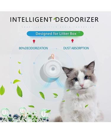 Cat Litter Deodorizer Smart Pet Litter Box Odor Eliminator Deodorization Rate 80% Rechargeable Dust-Free Cat Litter Smell Eliminator for Litter boxes Bathroom and Kitchen - Buy Online on GoSupps.com