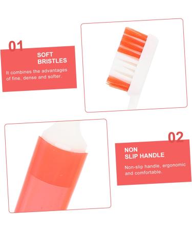 BCOATH Portable Travel Toothbrush Set - 4 Durable & Lightweight Toothbrushes for Camping & Travel | Wear-Resistant Design - Buy Online on GoSupps.com