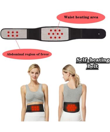 Self-Heating Magnetic Therapy Lumbar Support Belt for Men and Women - Medium Size | Gauss Magnets for Lower Back Pain Relief - Waist Strap Brace (1 Pack) - Buy Online on GoSupps.com
