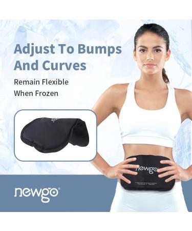 NEWGO Hot Cold Therapy Gel Ice Pack for Pain Relief - Shoulder Neck Hip Elbow Knee - 11.81 x 7.08 - Buy Online on GoSupps.com