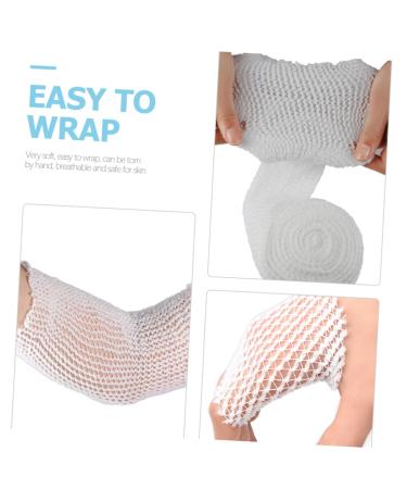 Hemoton Elastic Sport Tape - 1 Roll Athletic Sprain Fixing Tape 200x5.8cm - White Mesh Sports Accessories for International Shipping - Buy Online on GoSupps.com