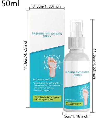 Foot spray Skin Foot Spray Moisturizing Nutrition Protection 50ml Foot Care for Comfort Itching Relief Soothing Fragrance for Everyone - Buy Online on GoSupps.com