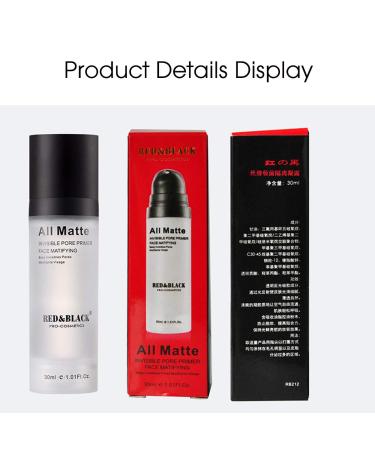 Sacelady Matte Makeup Base Primer for Oily Skin - Pore Minimizer & Oil Control - 1.01Fl Oz - Buy Online on GoSupps.com