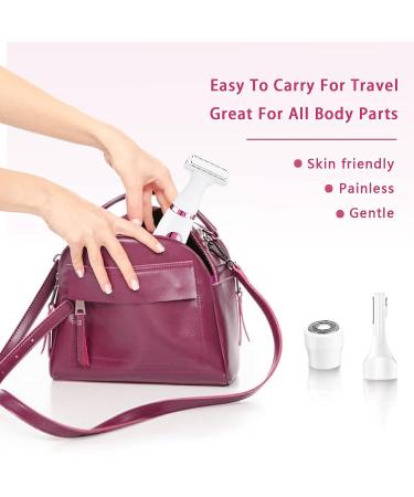 Zoushinn Electric 3-in-1 Women's Shaver & Bikini Trimmer - Wet/Dry, Painless, Waterproof - Buy Online on GoSupps.com