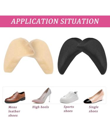 Toe Inserts for Shoes - 2 Pairs Foam Filler for Perfect Fit | Unisex Shoe Adjusters for Pumps Flats & Sneakers (Beige - Buy Online on GoSupps.com