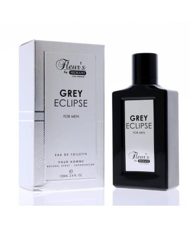 Hemani Fragrances Grey Eclipse Perfume - Masculine Eau de Toilette 3.4 FL OZ (100mL) for Men