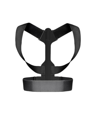 Walbest Posture Corrector for Women&Men Adjustable Back Correction Belt Back Support Bracefor Pain Relief Comfort Corrector for Back Shoulders Neck Clavicle (Black)