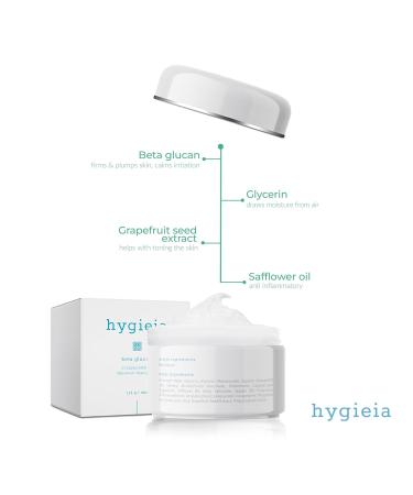 Hygieia Beta Glucan Firming & Plumping Anti-Wrinkle Cream | Hydrating Liposomal Facial Moisturizer for Men & Women | Fast Cellular Absorption & Skin Calming 4oz - Buy Online on GoSupps.com