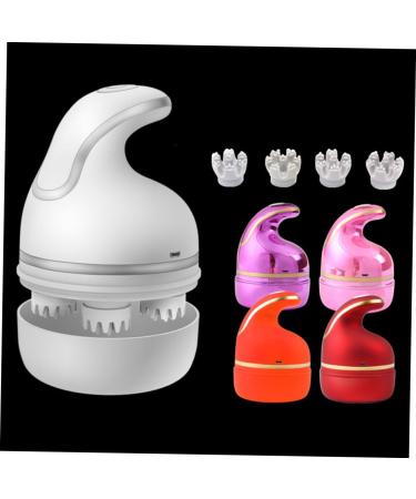 Frcolor Head Massager | Scalp Massage Device for Stress Relief & Physiotherapy - White - Buy Online on GoSupps.com