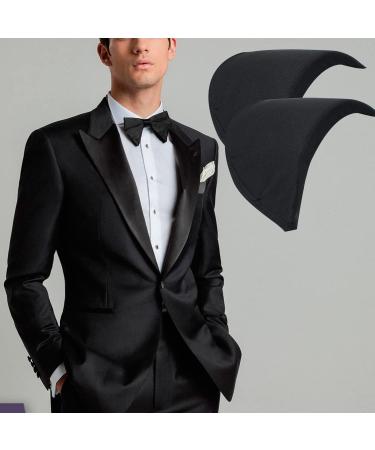 2cm Foam Shoulder Pads Set - Polyester Pads for Sewing - White & Black 2 Pairs - Buy Online on GoSupps.com