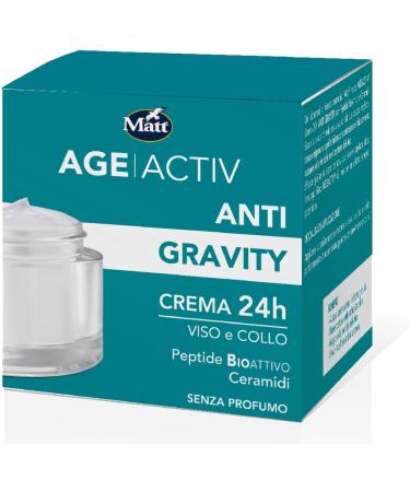  Matt Matt AGEACTIV Anti Gravity 24h Face and Neck Cream with Bioactive Peptide and 7 Ceramides Regenerates Reshapes and Recompacts the Skin Promotes Skin Elasticity and Tone Fragrance-Free 50 ml - Buy Online on GoSupps.com