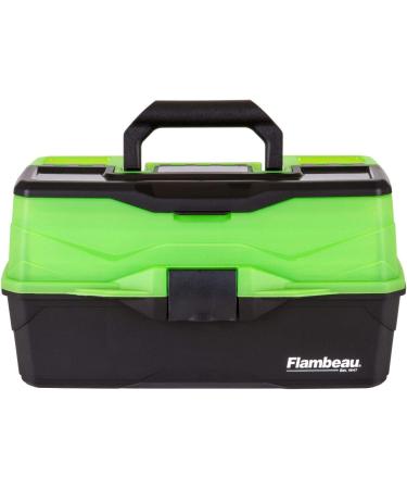 Flambeau Outdoors 6383FG 3-Tray Classic Tackle Box - Frost Green/Black - Buy Online on GoSupps.com