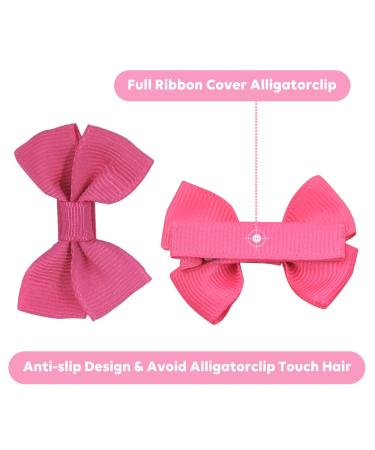 Xcozu 20-Piece Hair Clip Set for Girls - Cute Metal & Ribbon Hair Accessories for All Hair Types - Buy Online on GoSupps.com