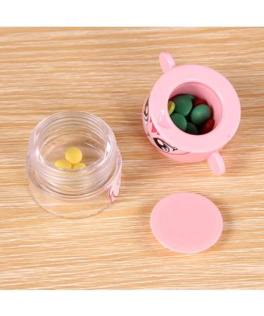 1Pc Cartoon Pill Grinder & Cutter - Travel-Friendly Vitamin Crusher & Medicine Storage Case - Buy Online on GoSupps.com