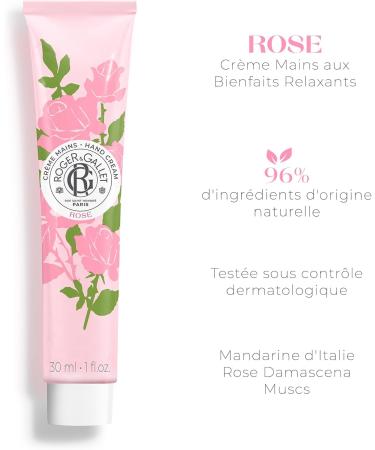 Roger and Gallet Rose Hand Cream 30ml - Buy Online on GoSupps.com