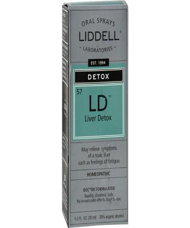 Liddell Homeopathic Liver Detox Spray - 1oz | Natural Liver Support | International Shipping - Buy Online on GoSupps.com